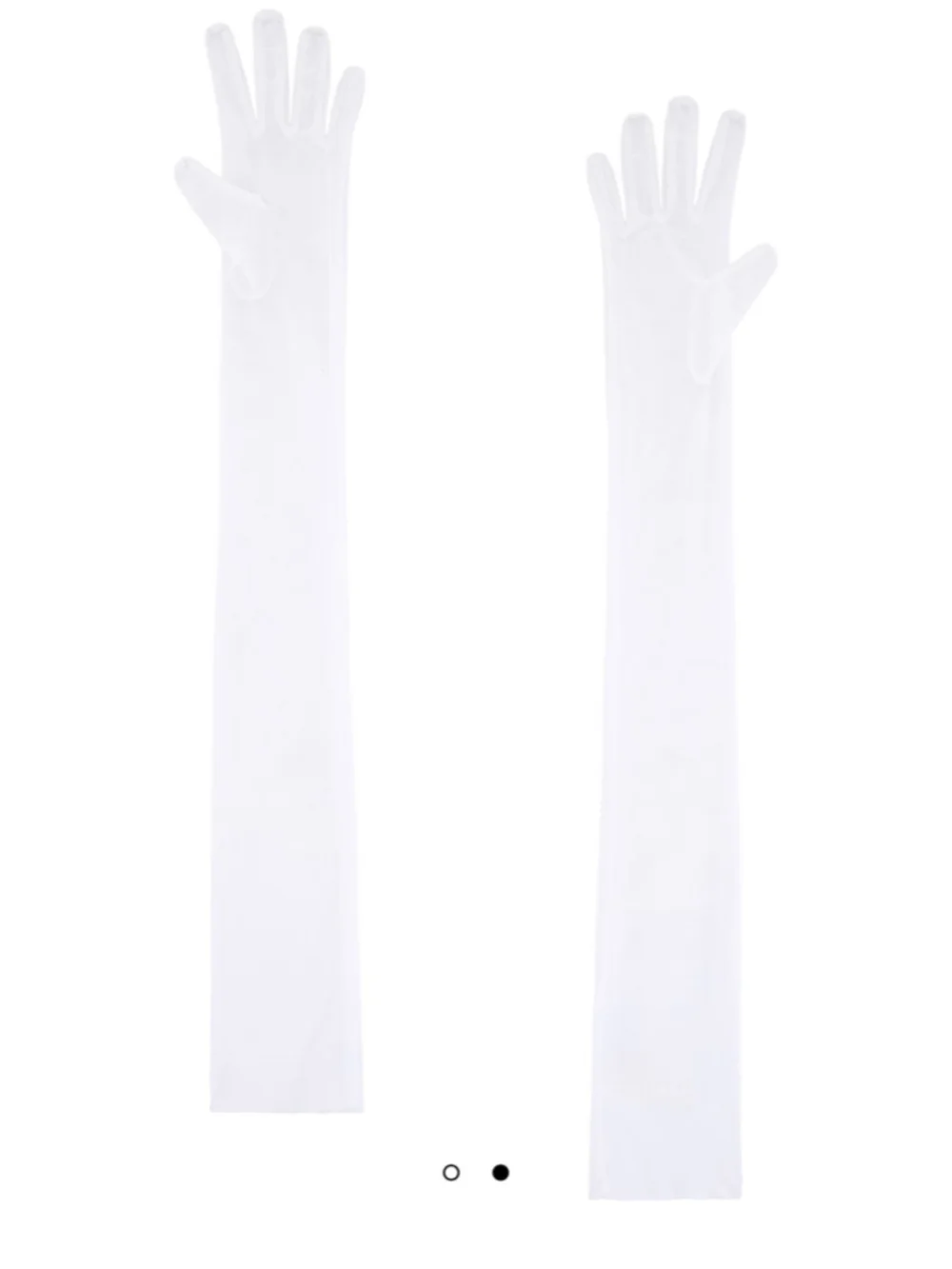 Norma Kamali Mesh Long Gloves, XS Small| NWT